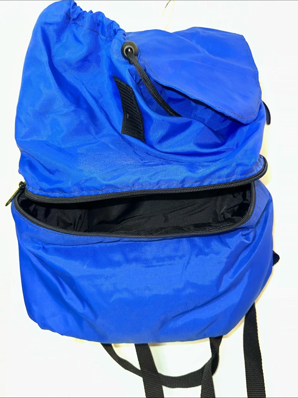 Royal Blue Casual Nylon Backpack - Unbranded